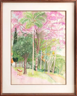 Aquarela da artista Guita Charifker. Foto: Aurélio Velho